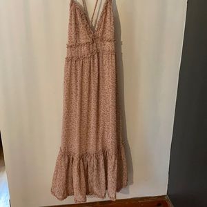 She and sky blush midi dress